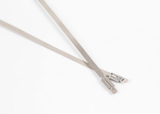 Porcellana Palla non rivestita che chiude i legami a chiave dello zip del cavo dell'acciaio inossidabile con la testa della lingua fornitore
