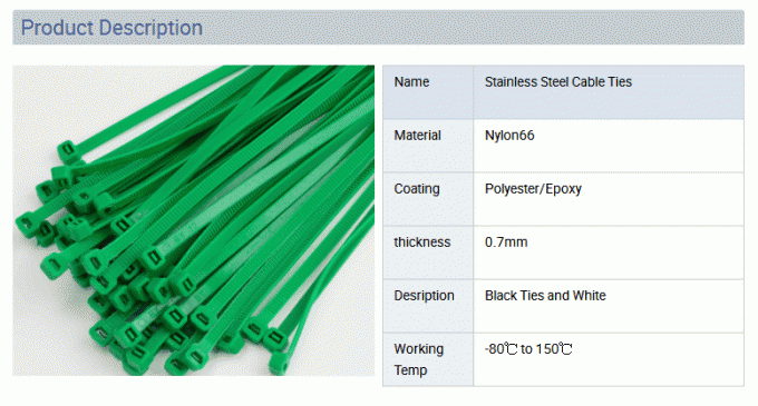 4 - Le fascette ferma-cavo di plastica riutilizzabili a 18 pollici, zip di nylon dell'alto calore lega 4.8mm*300mm