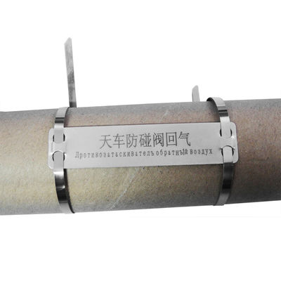 Porcellana Etichette del cavo incise abitudine dell'acciaio inossidabile per il prodotto chimico di segno degli oggetti resistente fornitore