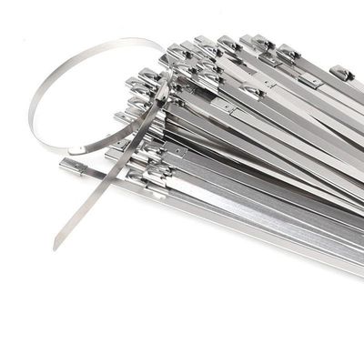 Porcellana Palla che chiude le fascette ferma-cavo a chiave dell'acciaio inossidabile 360mm x 4.6mm fornitore